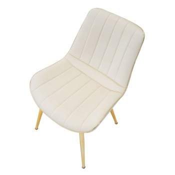 CHAISE PARIS CRÈME/OR ENSEMBLE 2 PCS