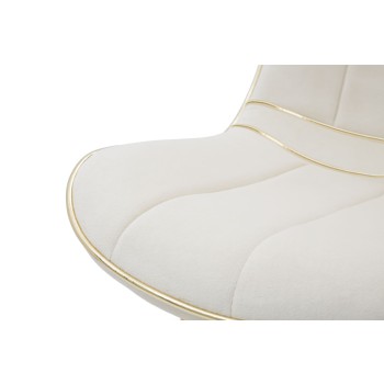 CHAISE PARIS CRÈME/OR ENSEMBLE 2 PCS