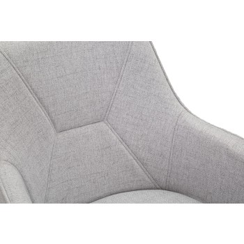 CHAISE VICENZA GRIS ENSEMBLE DE 2 PCS