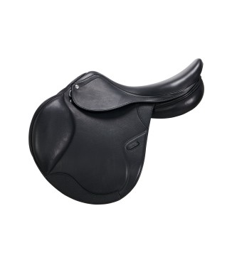 SELLE DE SAUT DOUBLE CUIR