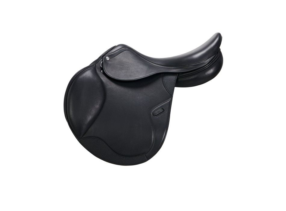 SELLE DE SAUT DOUBLE CUIR