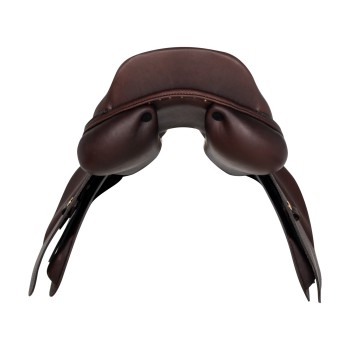 SELLE DE SAUT FLORENCE ARCIONE BOIS CUIR MARTELÉ