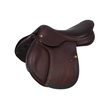 SELLE DE SAUT ROMA EN BOIS ET CUIR DOUBLE