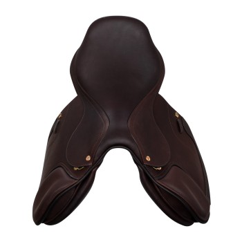 SELLE DE SAUT ROMA EN BOIS ET CUIR DOUBLE