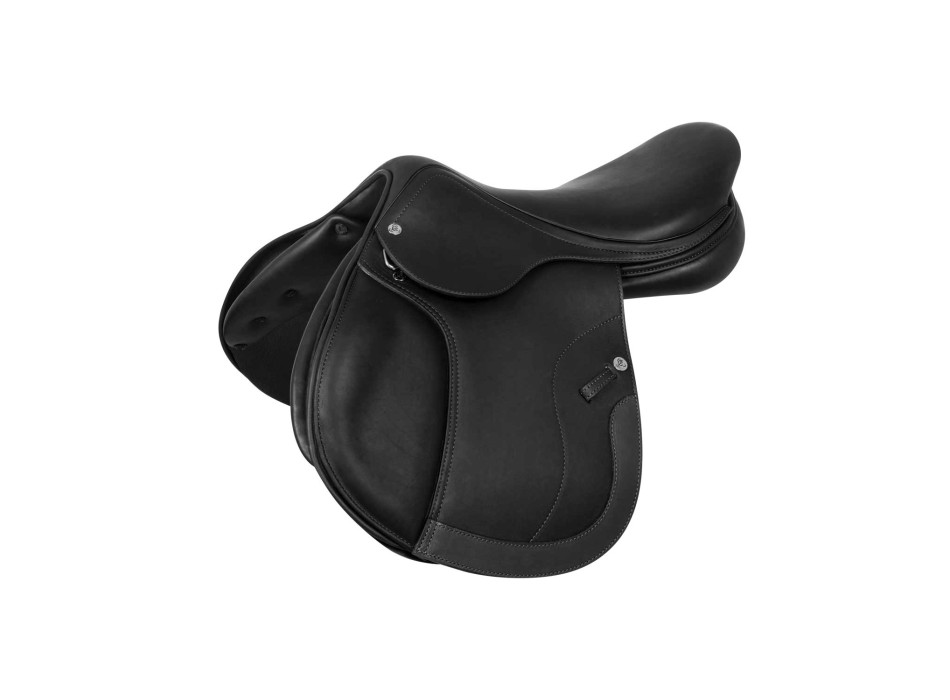 SELLE DE SAUT ROMA EN BOIS ET CUIR DOUBLE