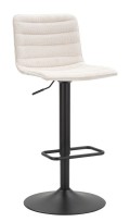 TABOURET DE BAR HAUT BLANC