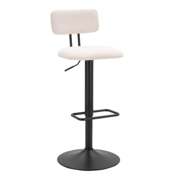 TABOURET DE BAR BLANC CLAIR