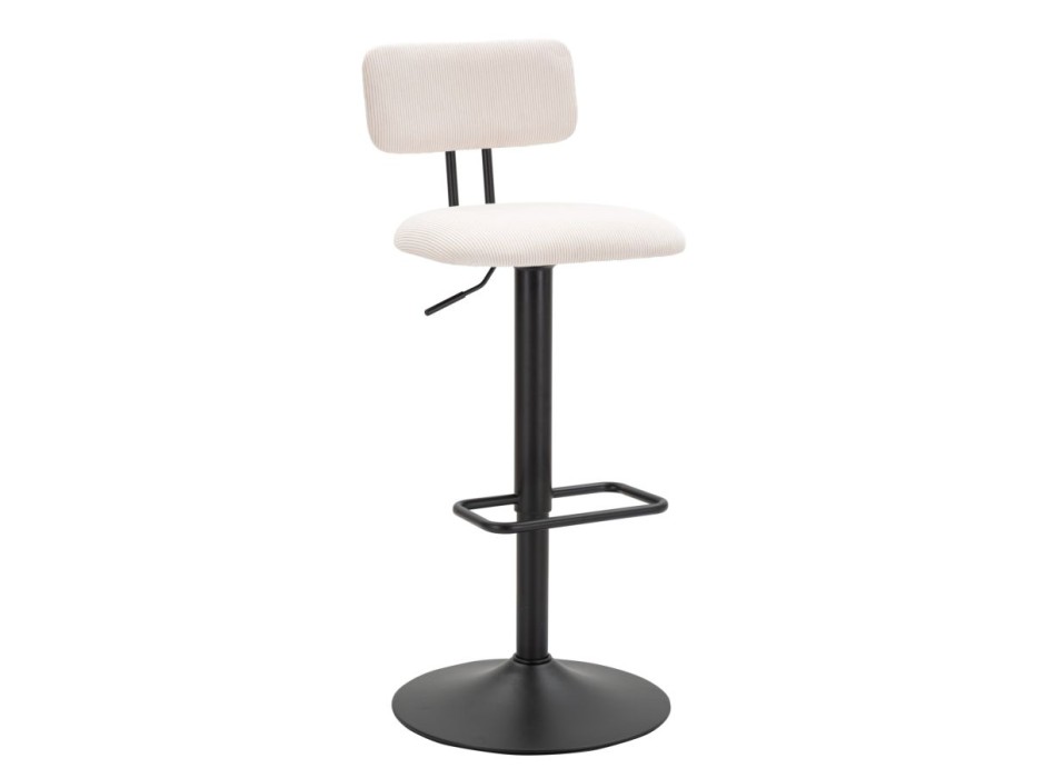 TABOURET DE BAR BLANC CLAIR