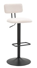 TABOURET DE BAR BLANC CLAIR