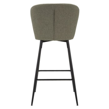 LOT DE 2 TABOURETS DE BAR VERT LOSANNA