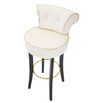 TABOURET DE BAR LUXY CRÈME