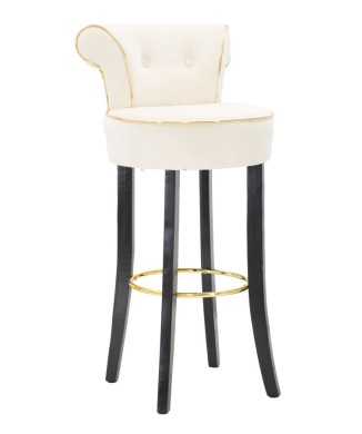 TABOURET DE BAR LUXY CRÈME