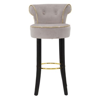 TABOURET DE BAR LUXY GRIS