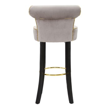 TABOURET DE BAR LUXY GRIS