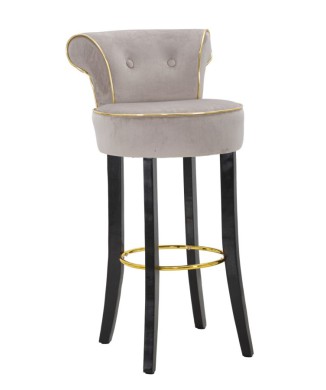 TABOURET DE BAR LUXY GRIS