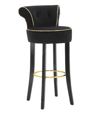 TABOURET DE BAR LUXY NOIR