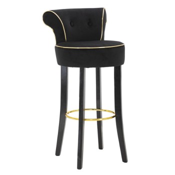 TABOURET DE BAR LUXY NOIR