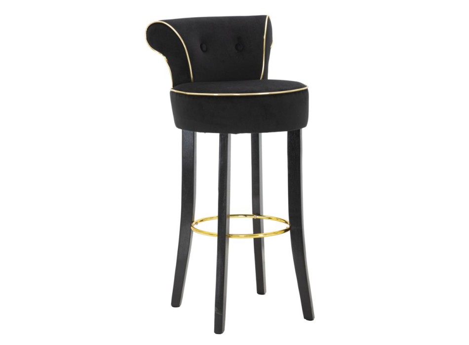 TABOURET DE BAR LUXY NOIR