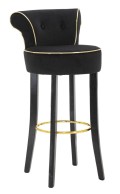 TABOURET DE BAR LUXY NOIR