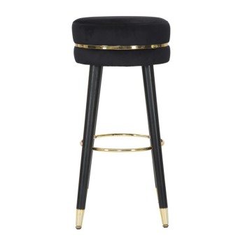 TABOURET DE BAR PARIS NOIR/OR