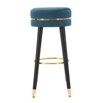 TABOURET DE BAR PARIS VERT/OR