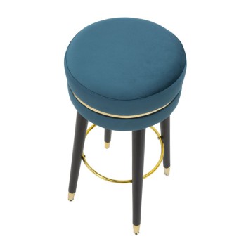 TABOURET DE BAR PARIS VERT/OR