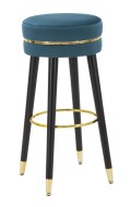 TABOURET DE BAR PARIS VERT/OR