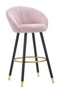 TABOURET DE BAR PRAGUE ROSE