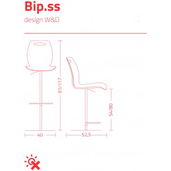 Tabouret BIP.SS COLICO