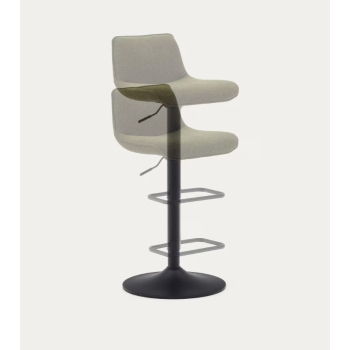 Tabouret Zenda en chenille LA FORMA