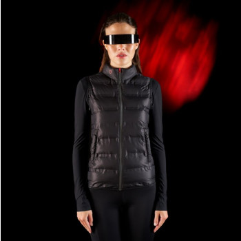 Veste sans manches femme Equestro Ridertechnology avec coutures thermosoudées