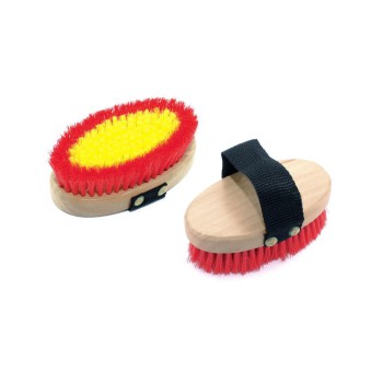 BROSSE SYNTHÉTIQUE OVALE PONEY