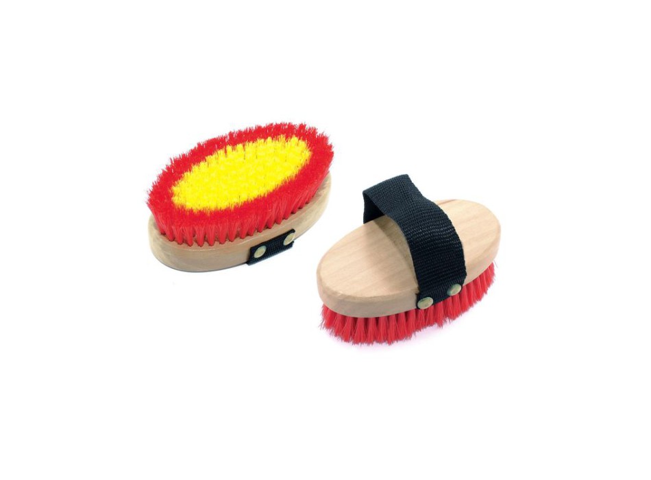 BROSSE SYNTHÉTIQUE OVALE PONEY