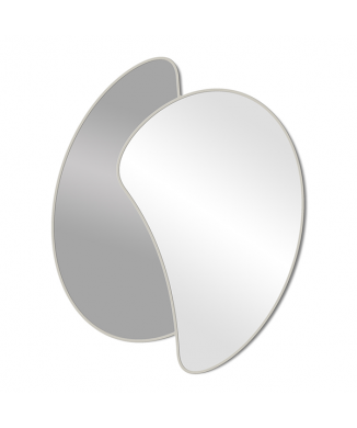 Miroir COLLISIONS gris tourterelle P5082 Pintdecor