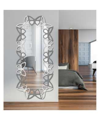 Miroir ERMES ivoire et tourterelle P4994 Pintdecor