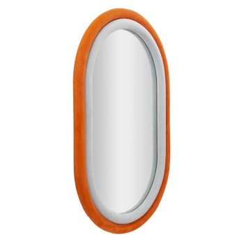 MIROIR ANTONY VELOURS ORANGE/MIX