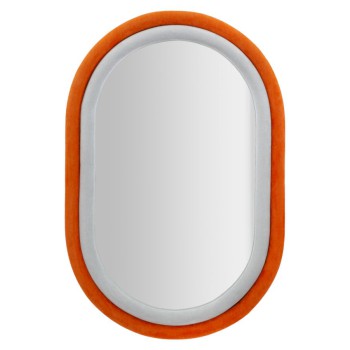 MIROIR ANTONY VELOURS ORANGE/MIX