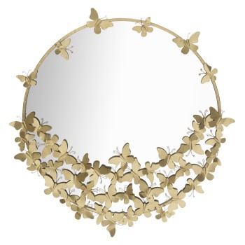 NOUVEAU MIROIR PAPILLON ROND