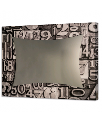 Miroir TYPOGRAPHIC NUMBERS GS4368 PINTDECOR