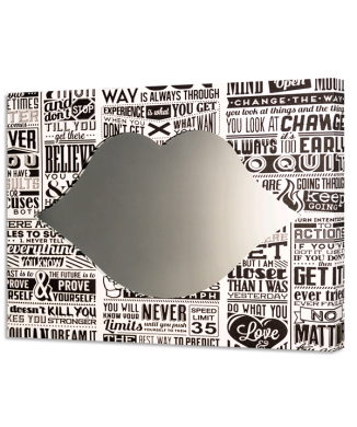 Miroir WORDS IN BLACK GS4414 PINTDECOR