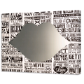 Miroir MOTS EN NOIR GS4414 PINTDECOR