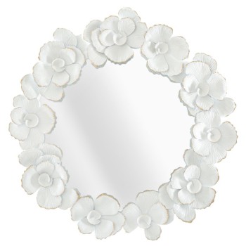 MIROIR FLEUR BLANCHE