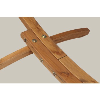 SUPPORT EN BOIS LAMELLAIRE AVEC AMACA A1152 F12 FAUTEUIL AMACA-NIDO-LA RETE