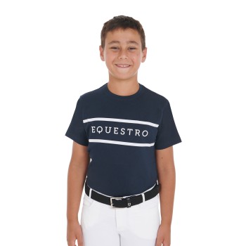 T-SHIRT ENFANT AVEC ÉCRITURE CONTRASTÉE