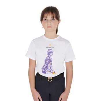 T-SHIRT ENFANT COUPE SLIM IMPRIMÉ CHEVALIER