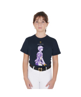 T-SHIRT ENFANT COUPE SLIM IMPRIMÉ CHEVALIER