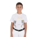 T-SHIRT ENFANT COUPE SLIM AVEC IMPRIMÉ DRESSAGE