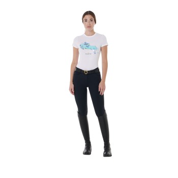 T-SHIRT FEMME COUPE SLIM AVEC IMPRIMÉ JUMP