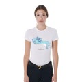 T-SHIRT FEMME COUPE SLIM AVEC IMPRIMÉ JUMP