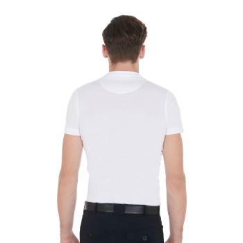 T-SHIRT HOMME COUPE SLIM AVEC ÉCRITURE CONTRASTÉE